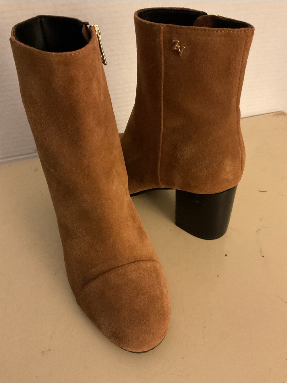 Zadig & Voltaire Chestnut Suede chestnut Heel Ankle Boots US 6.5